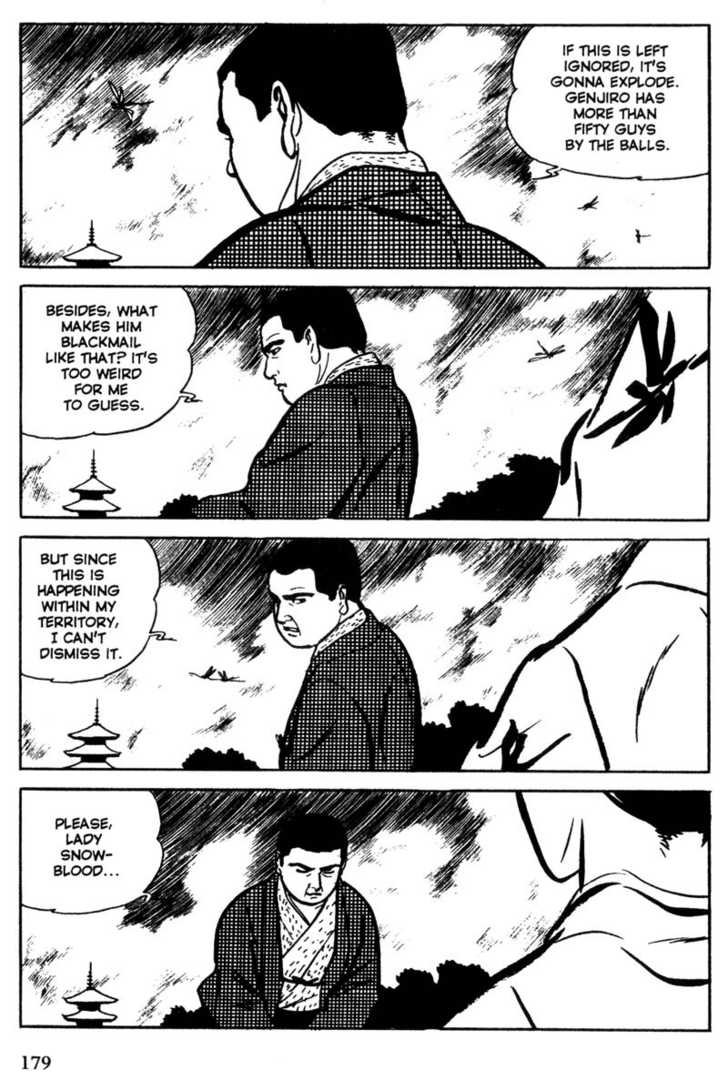 Lady Snowblood - Vol.02 Chapter 009.1 : Blackmailer Genjiro And The Song Of The Phantom Pt1