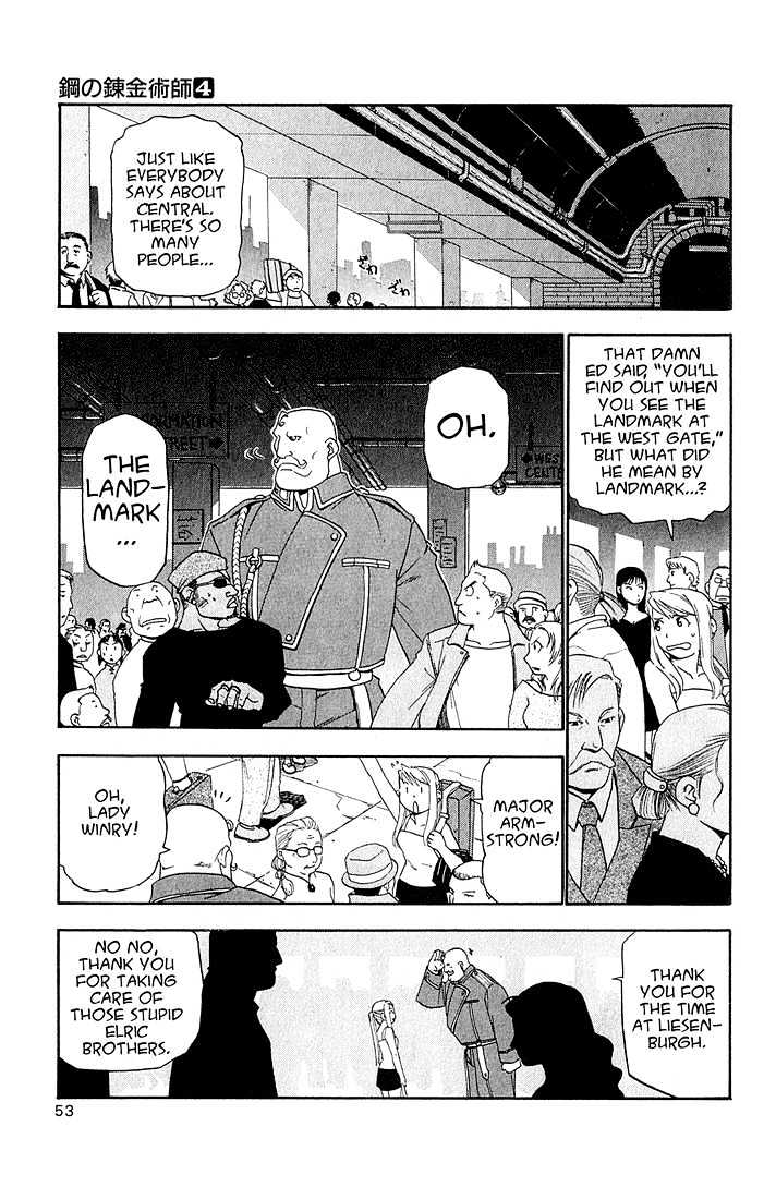 Fullmetal Alchemist - Vol.4 Chapter 14 : The Feelings Of An Only Child