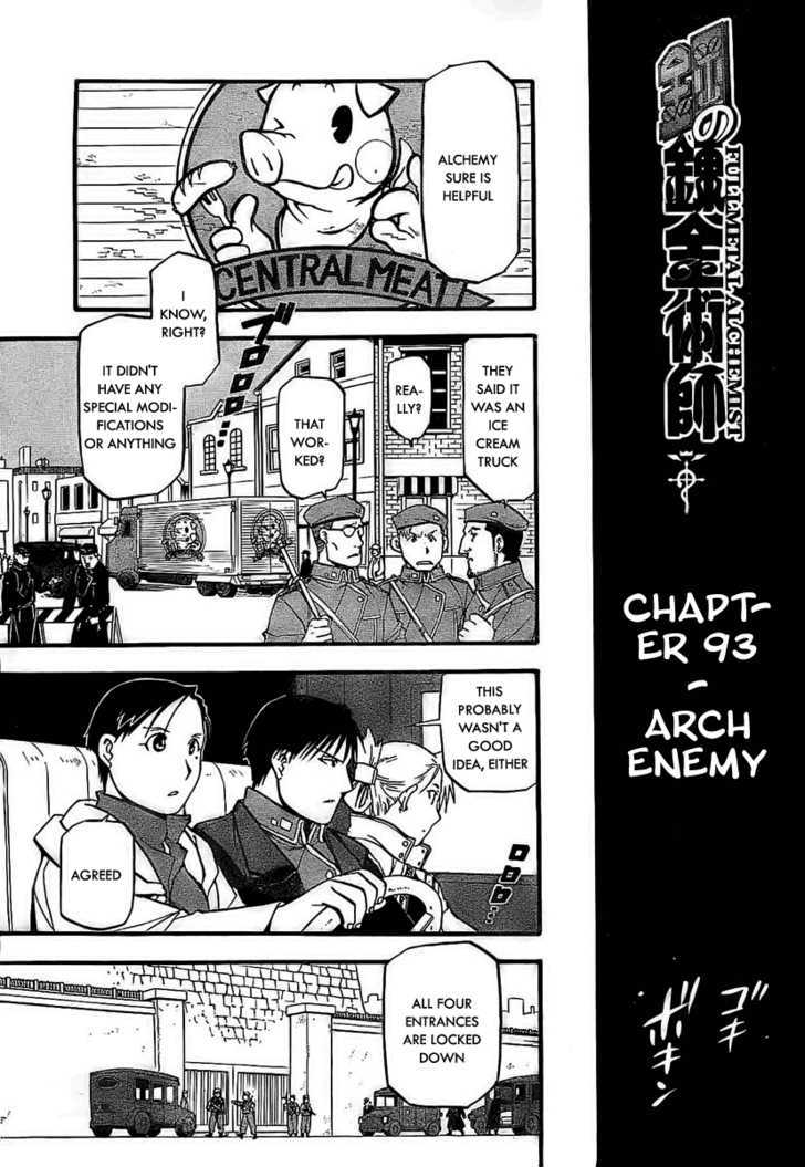 Fullmetal Alchemist - Vol.23 Chapter 93 : Arch Enemy