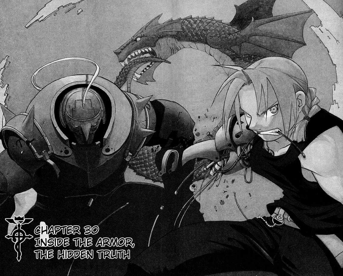 Fullmetal Alchemist - Vol.8 Chapter 30 : The Truth Inside The Armor