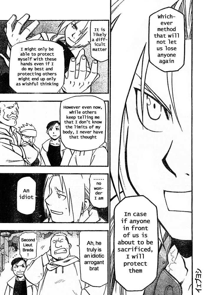 Fullmetal Alchemist - Vol.10 Chapter 41 : On The Palm Of An Arrogant Human Being