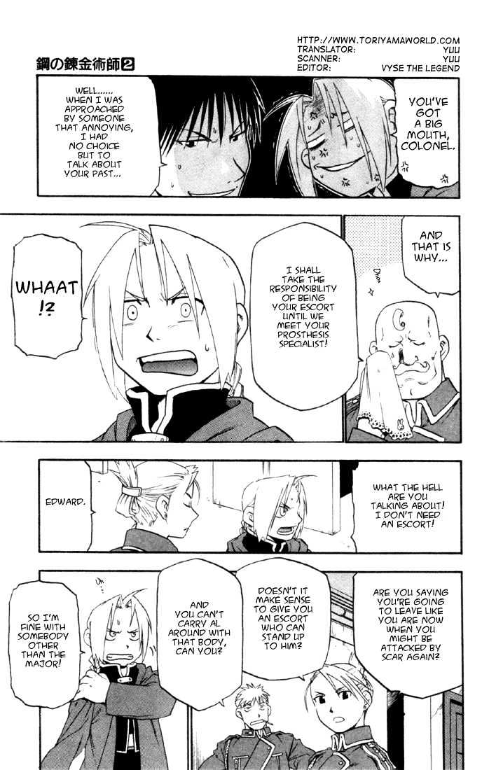 Fullmetal Alchemist - Vol.2 Chapter 8 : A Hopeful Road