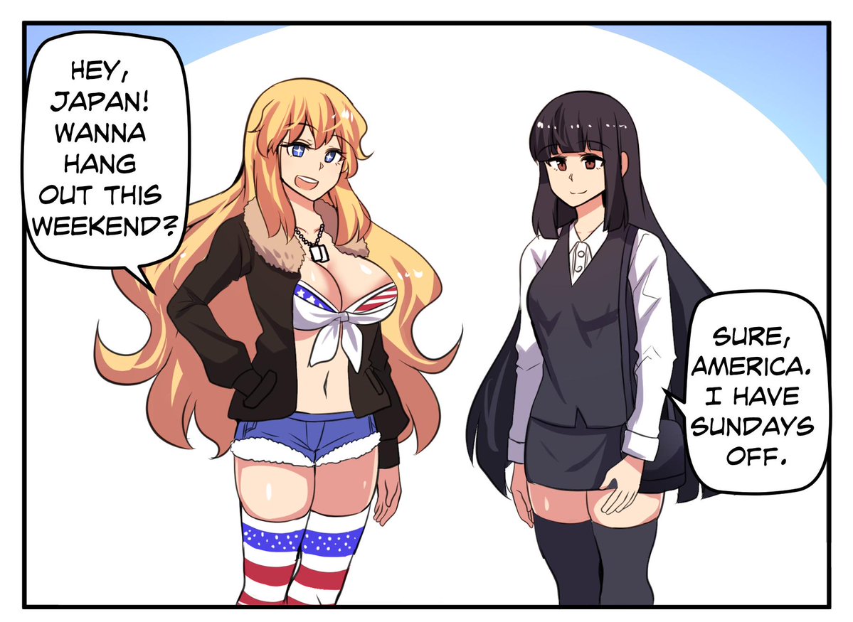 Meme Girls - Chapter 22: America & Japan