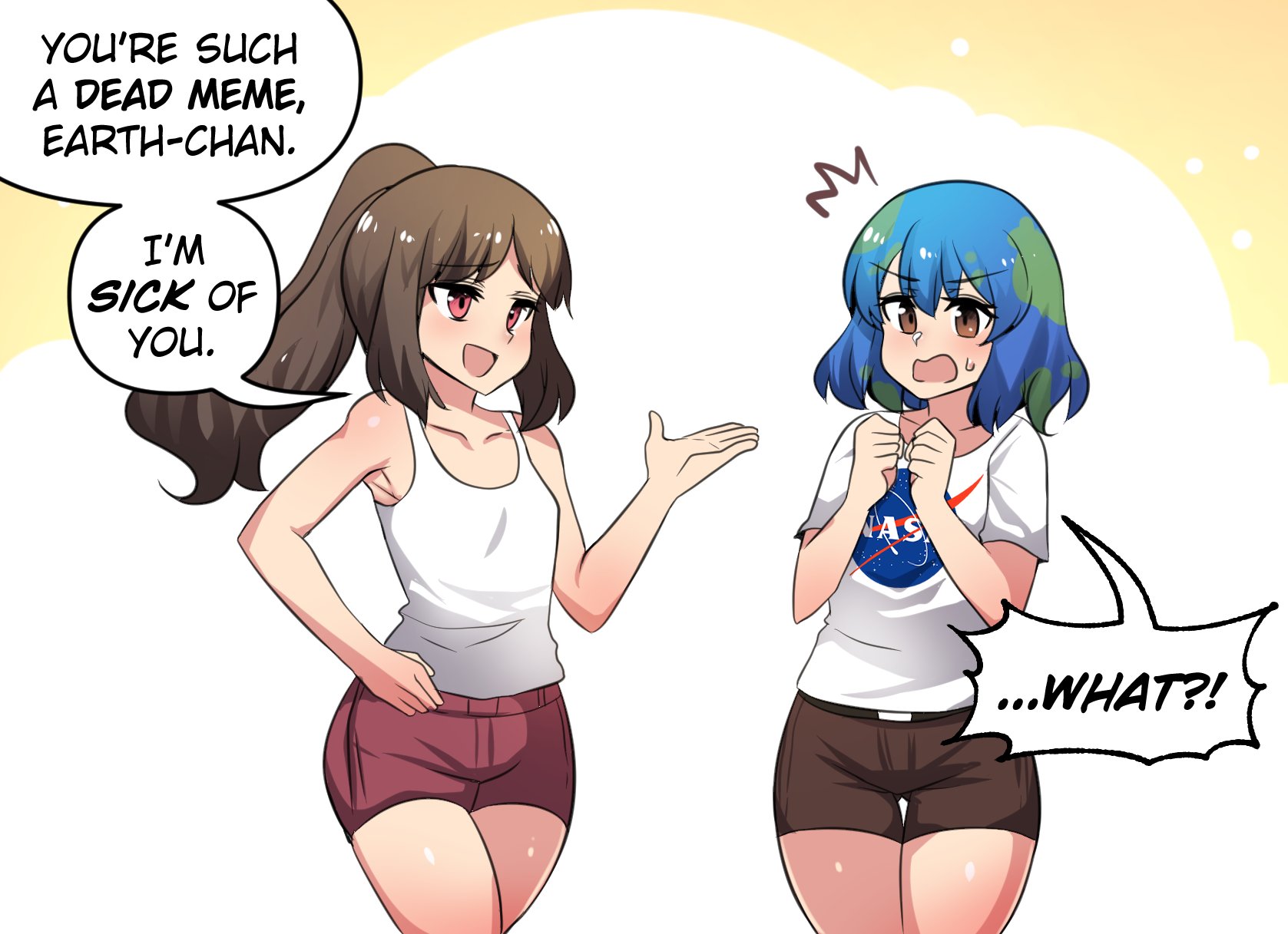 Meme Girls - Chapter 71: So You Think Earth Chan Is A Dead Meme?