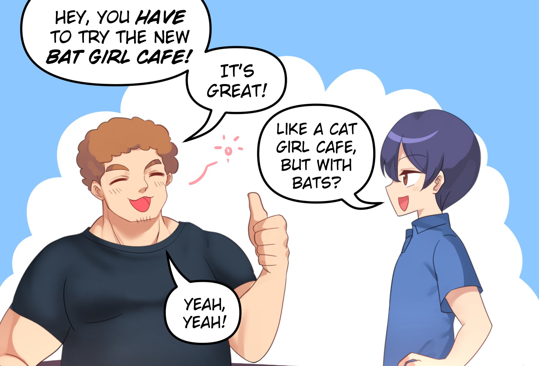 Meme Girls - Chapter 76: The Batgirl Café