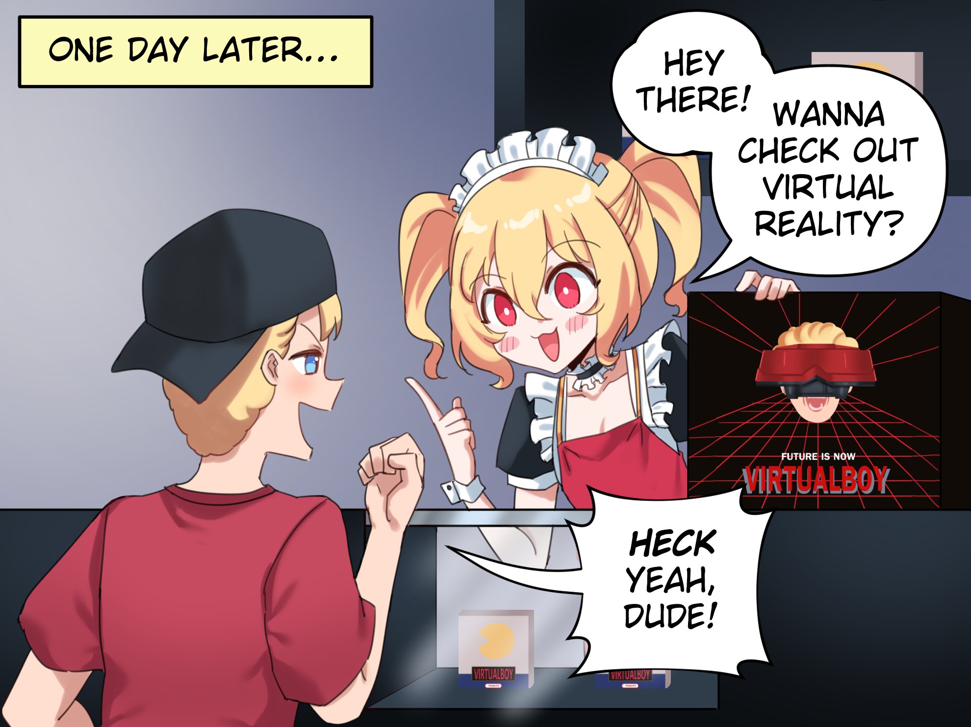 Meme Girls - Chapter 127.2: Virtual Reality In 1995