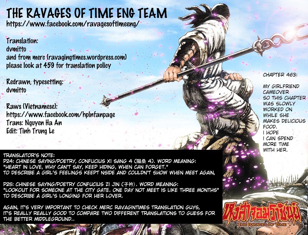 The Ravages Of Time - Vol.45 Chapter 463 : Becoming One S Own Enemy