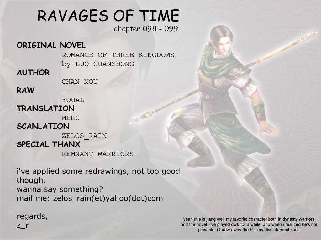 The Ravages Of Time - Vol.12 Chapter 98 : A Surprising Move; & Chapter 99: Employ Without Question