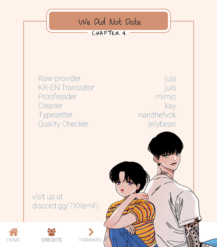 We Did Not Date - Chapter 4