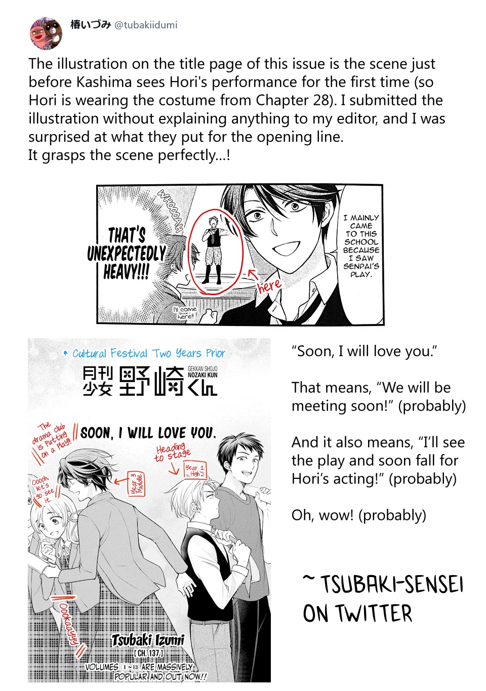 Gekkan Shoujo Nozaki-Kun - Chapter 137