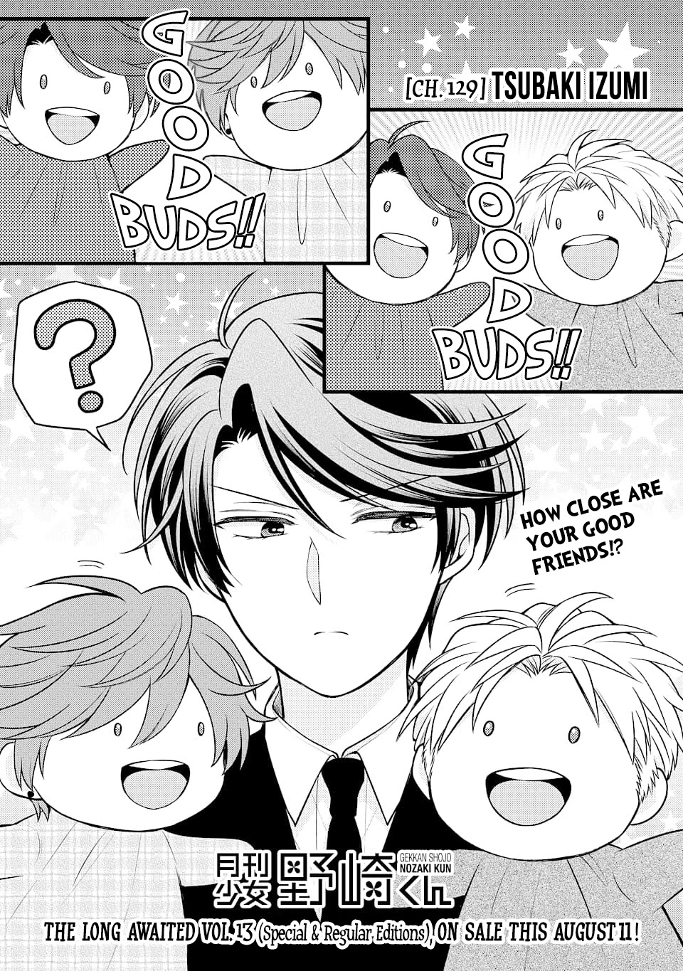 Gekkan Shoujo Nozaki-Kun - Chapter 129