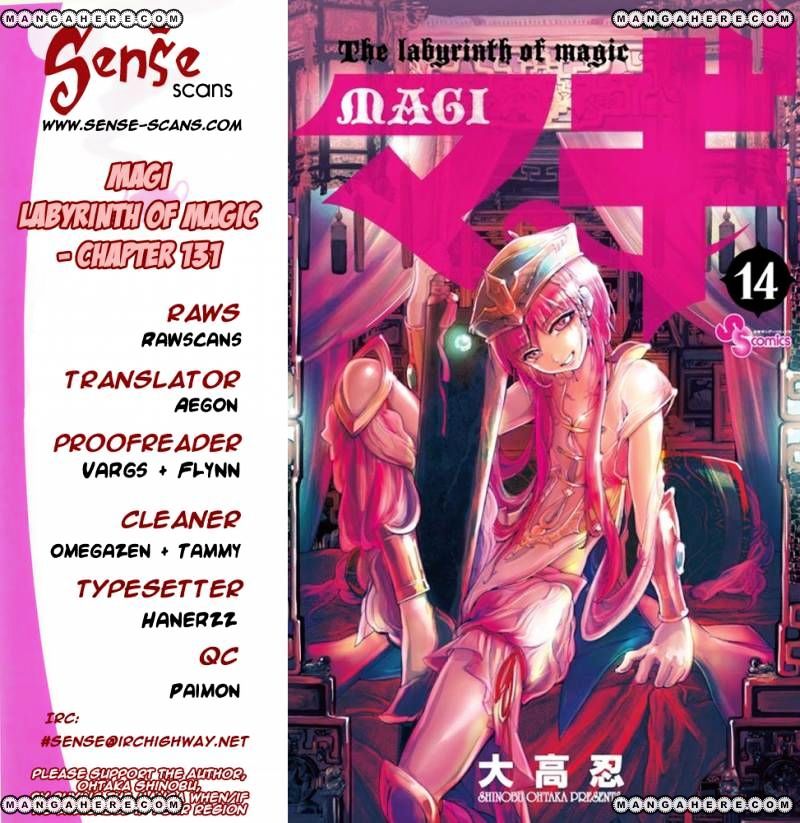 Magi - Labyrinth Of Magic - Vol.12 Chapter 131 : Bitter Enemy