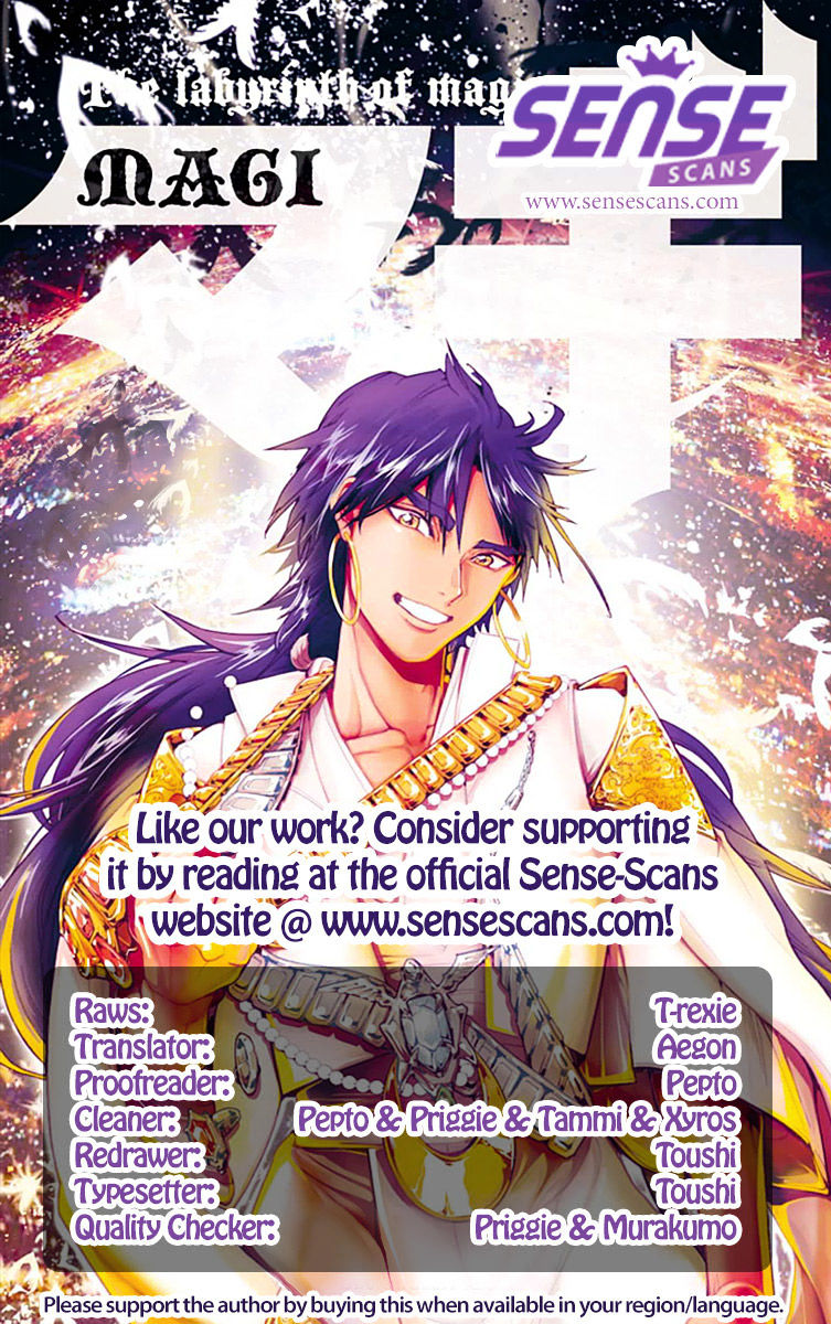 Magi - Labyrinth Of Magic - Vol.20 Chapter 305 : Incompatible Intentions