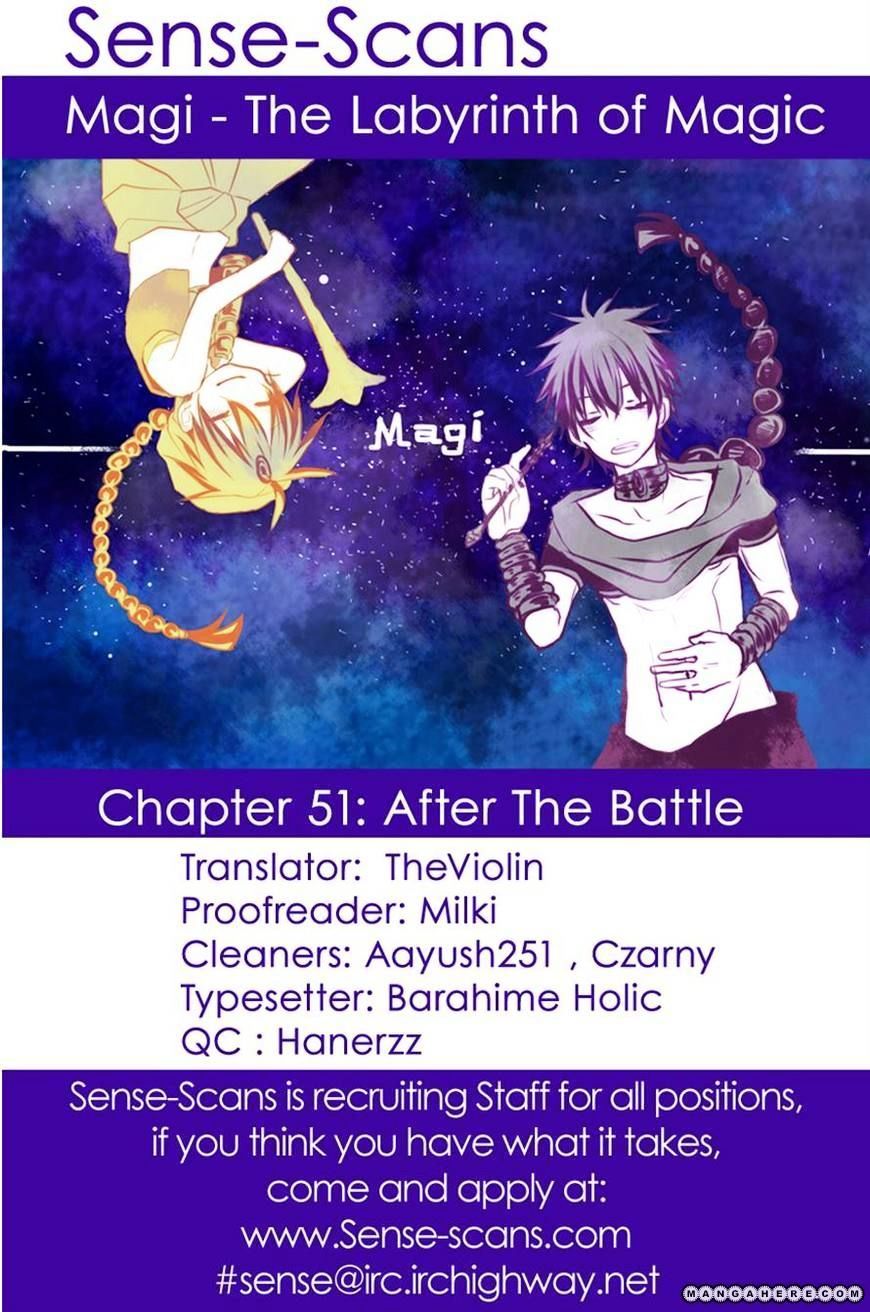 Magi - Labyrinth Of Magic - Vol.6 Chapter 51 : After The Battle