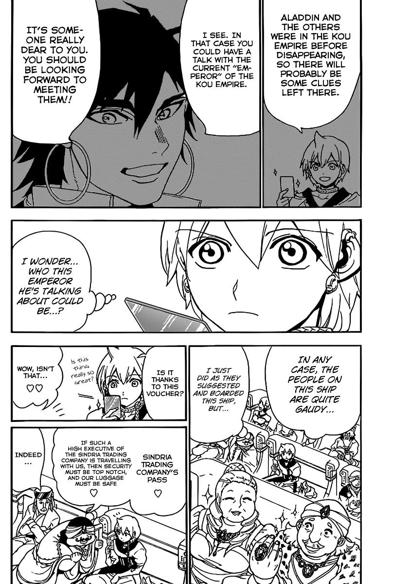 Magi - Labyrinth Of Magic - Vol.20 Chapter 287 : The Journey To Rakushou