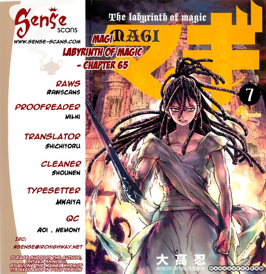 Magi - Labyrinth Of Magic - Vol.6 Chapter 65 : Cassim's Reply