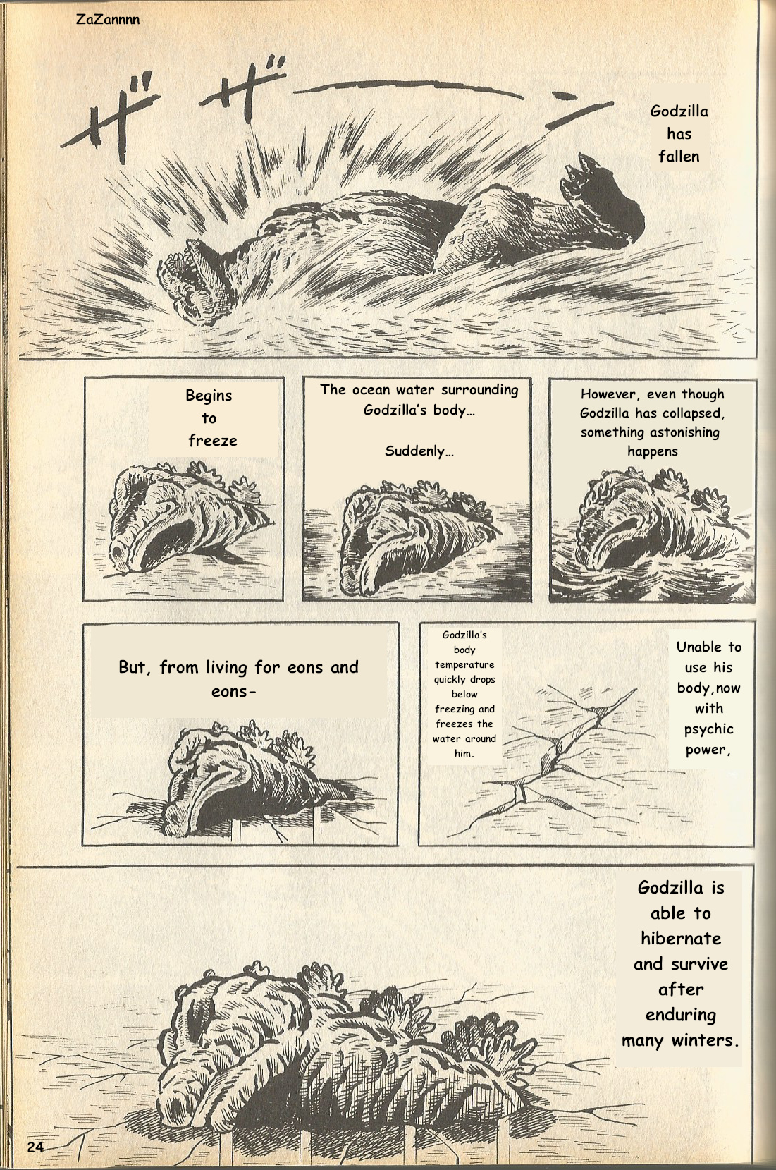 The Godzilla Comic Anthology - Vol.1 Chapter 13: Godzilla's Resumed Earth Defense Battle