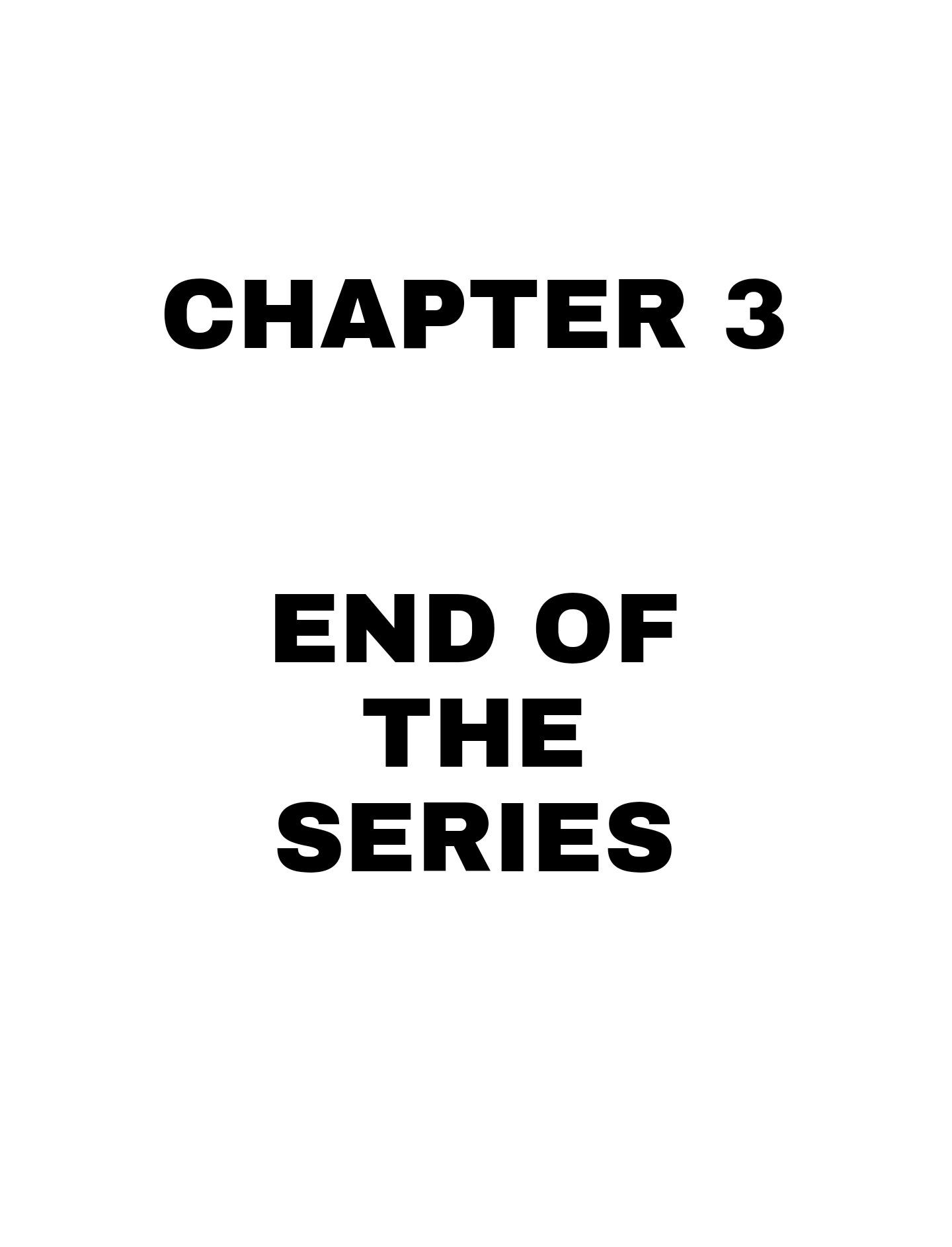 Sensei Hakusho - Vol.1 Chapter 3: End Of The Series