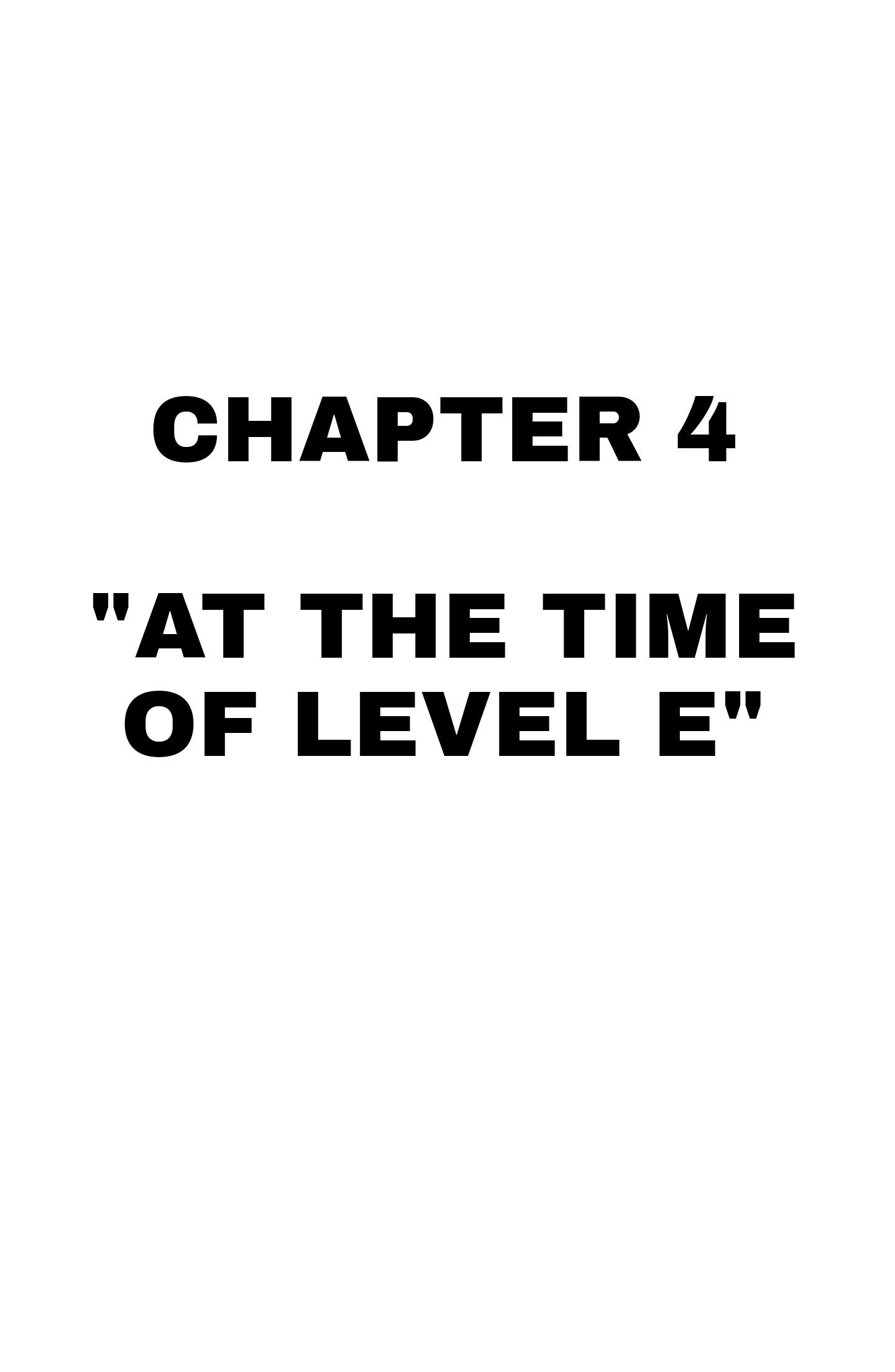 Sensei Hakusho - Vol.1 Chapter 4: At The Time Of Level E