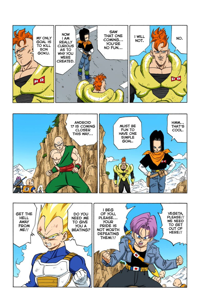 Dragon Ball Full Color - Androids/Cell Arc - Vol.2 Chapter 23: Vegeta Vs. Android 18 Round 2