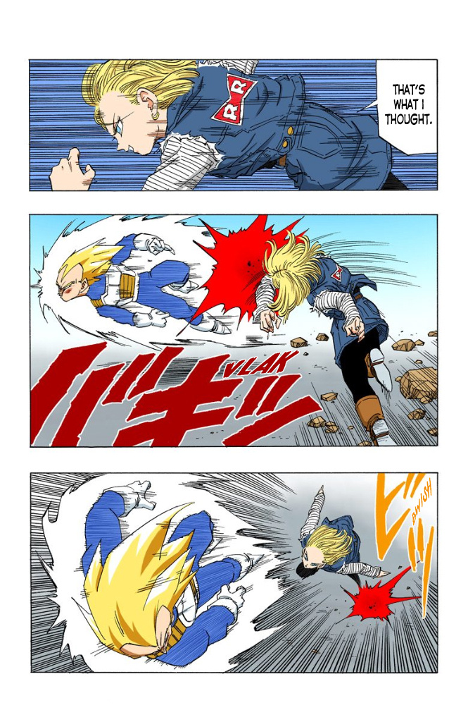 Dragon Ball Full Color - Androids/Cell Arc - Vol.2 Chapter 23: Vegeta Vs. Android 18 Round 2