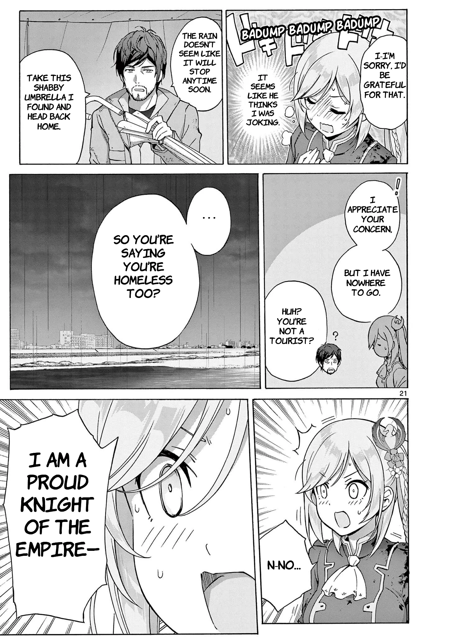 Henjin No Salad Bowl - Vol.1 Chapter 3: The Homeless Female Knight - 1