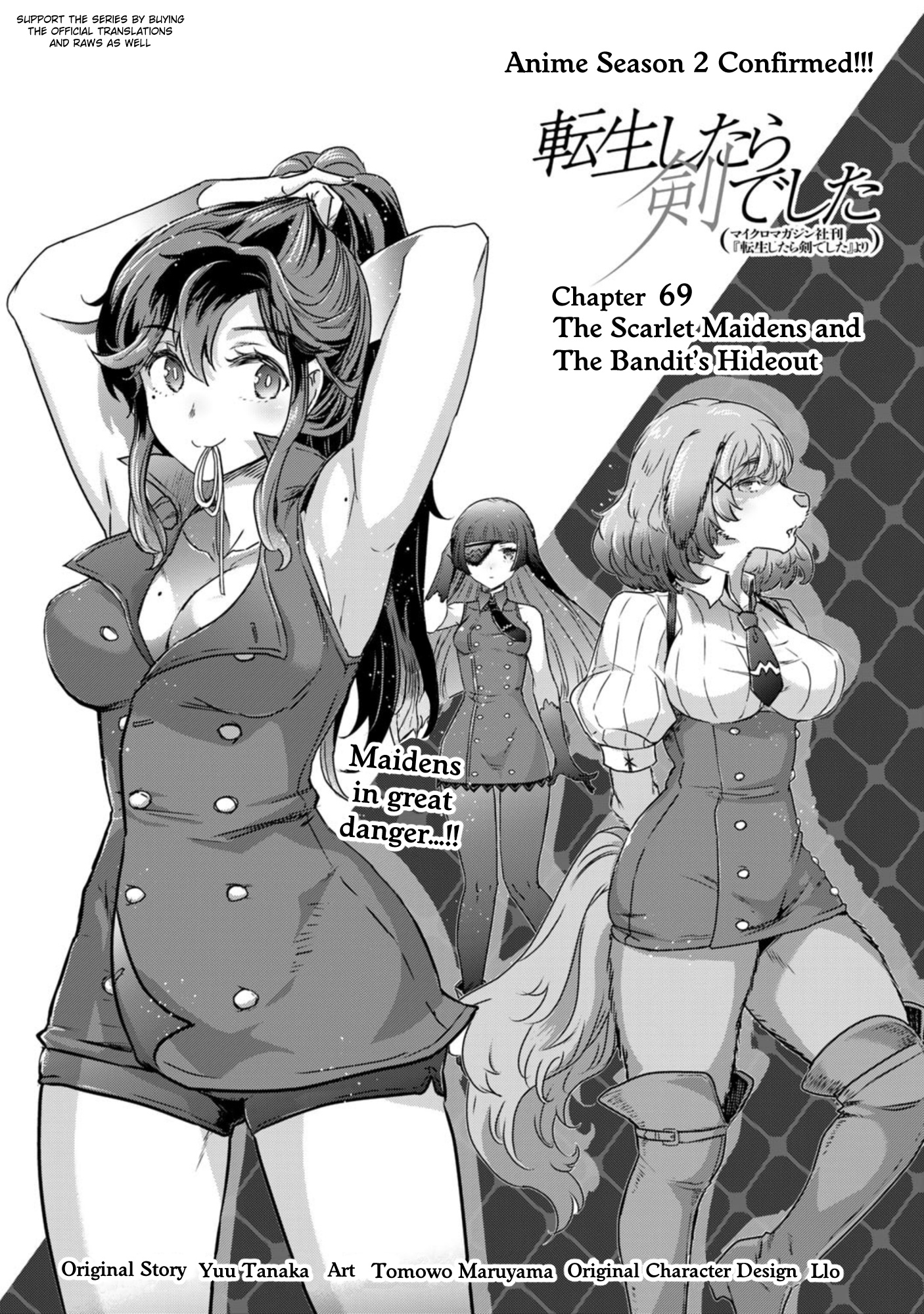 Tensei Shitara Ken Deshita - Chapter 69: The Scarlet Maidens And The Bandit's Hideout