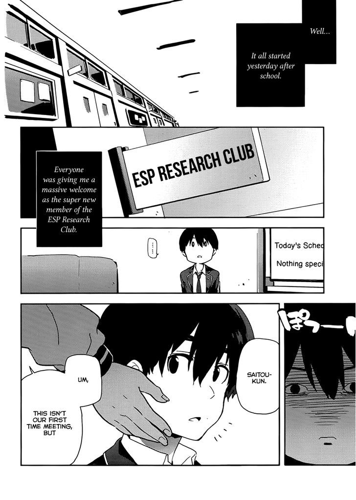 Saito-Kun Wa Chounouryokusha Rashii - Vol.1 Chapter 6 : Here Comes The Four-Eyed President! Part 1