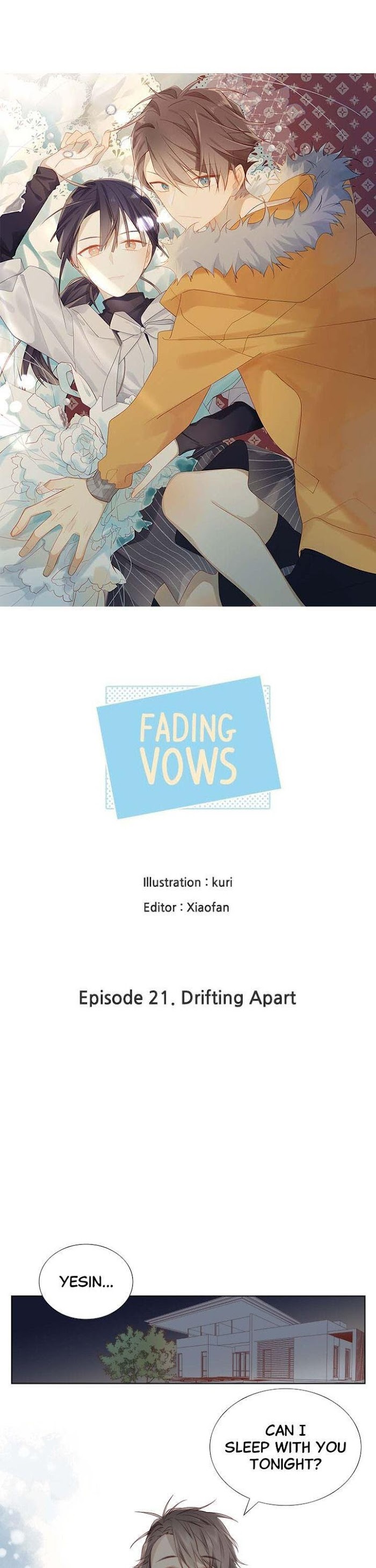 Fading Vows - Chapter 21 : Drifting Apart