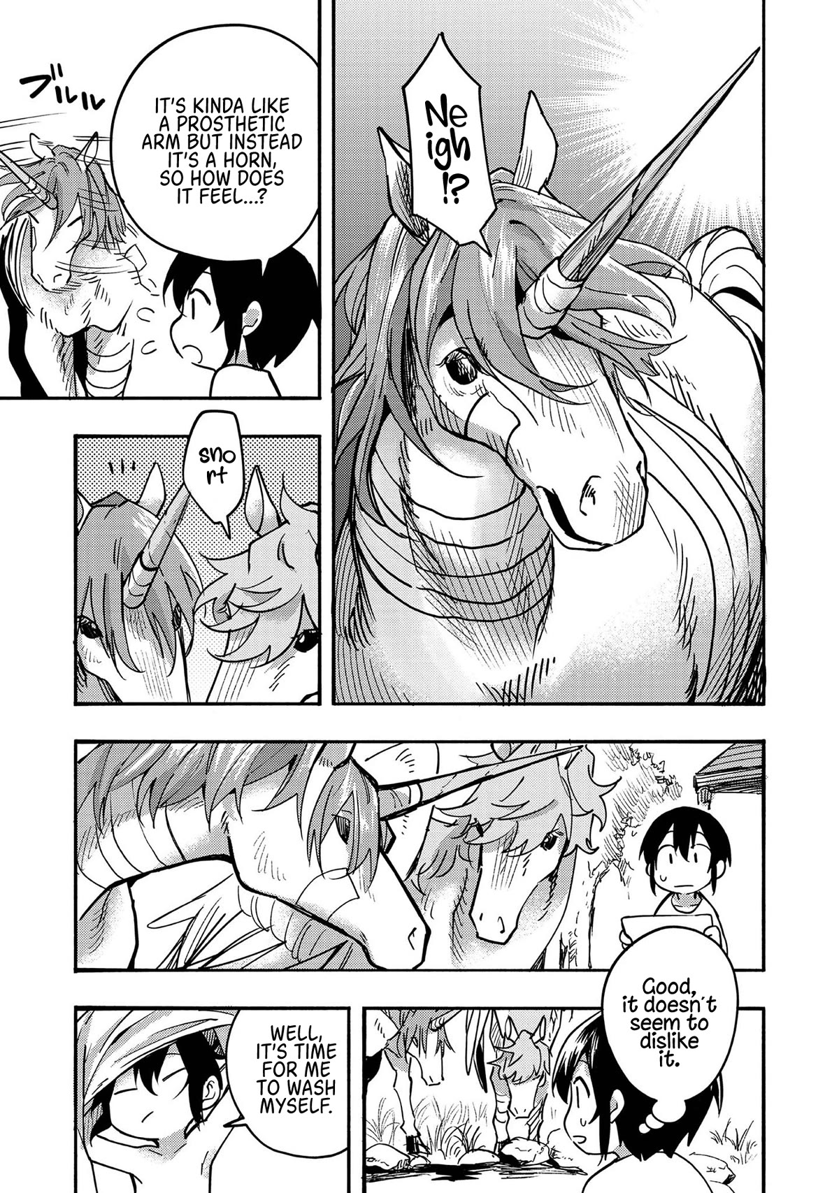 The Mochi I Drew Is Tasty Today Too - Chapter 4: Strange Horses Visited My Home