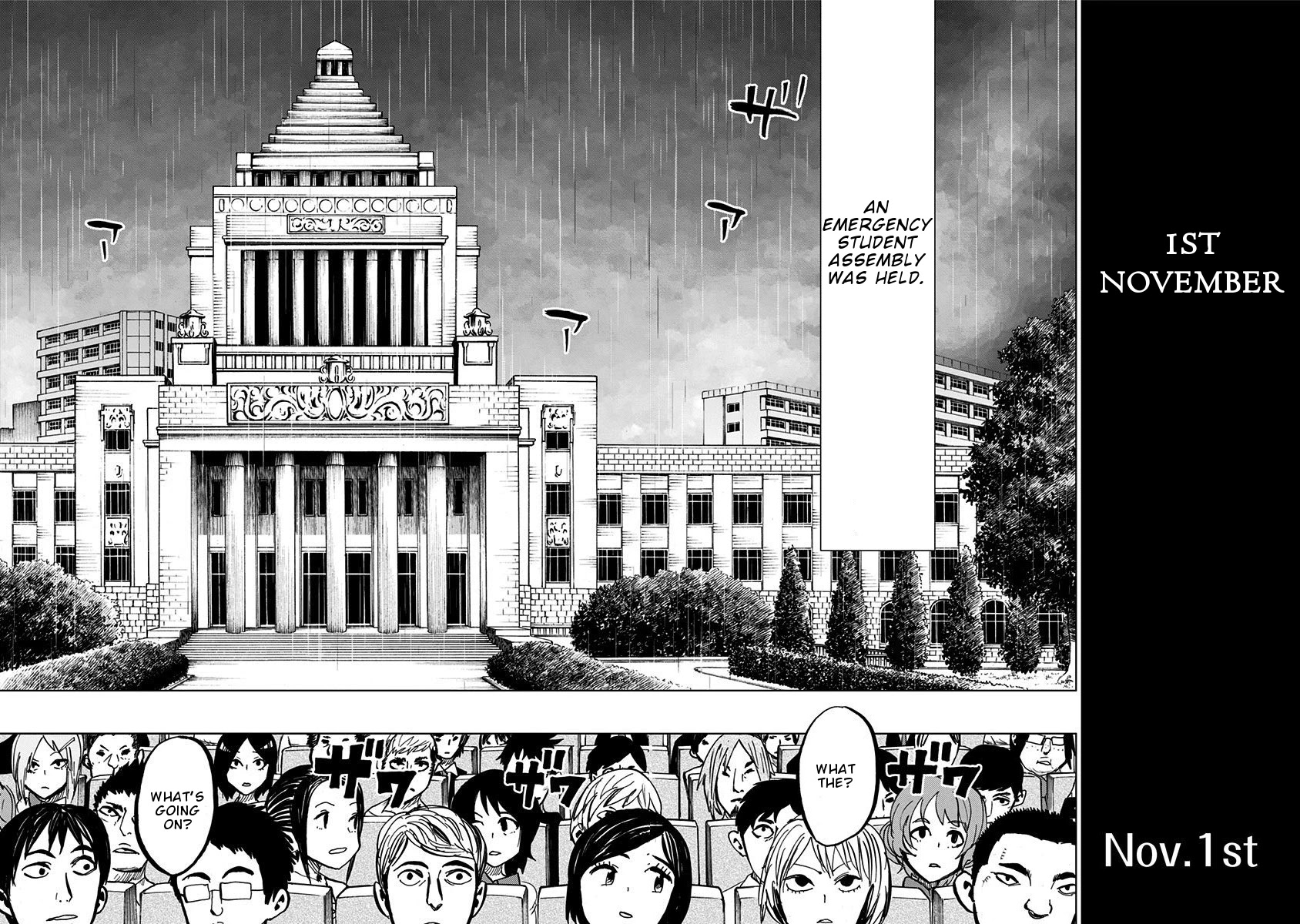 Nejimaki Kagyu - Chapter 102: Emergency Student Assembly