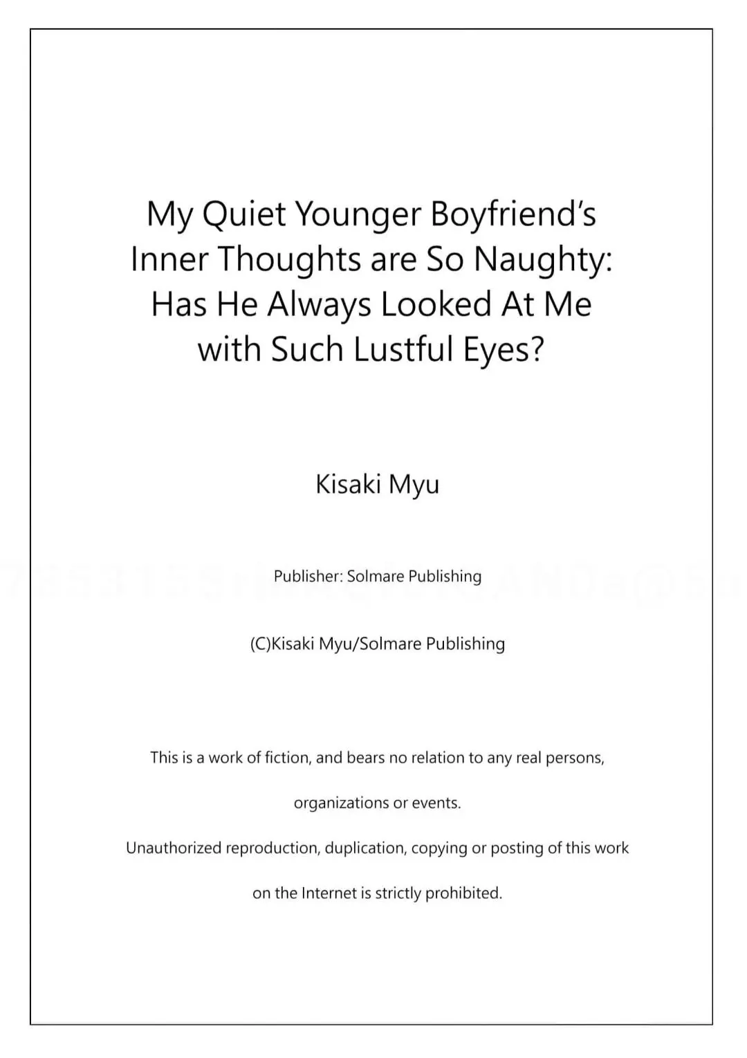 My Quiet Younger Boyfriend’s Inner Thoughts Are So Naughty: Has He Always Looked At Me With Such Lustful Eyes? - Chapter 3