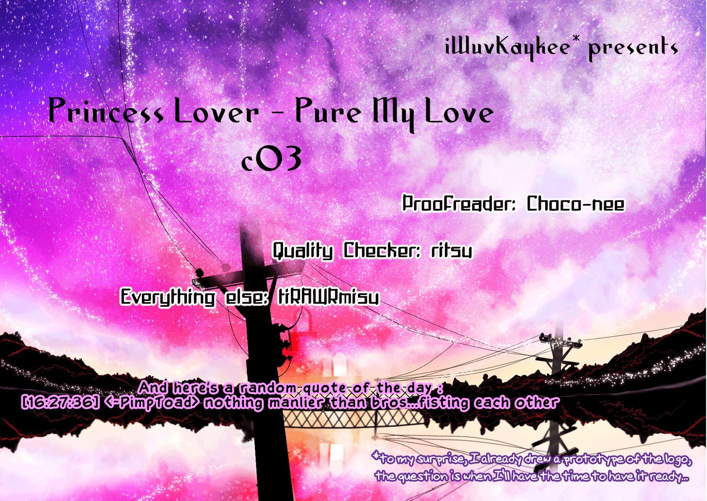 Princess Lover! - Pure My Heart - Vol.1 Chapter 3 : Lost Detective Maria S Aim For Magnificence