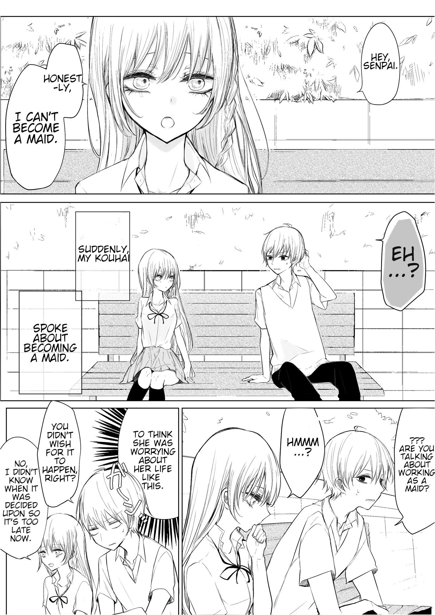 Ichizu De Bitch Na Kouhai - Chapter 6: The Story Of My Flirtatious Junior Possibly Becoming A Maid.