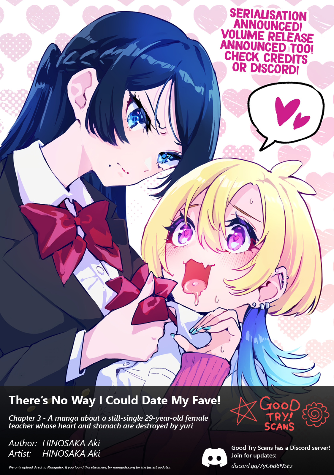 There's No Way I Could Date My Fave! - Chapter 3: A Manga About A Still-Single 29-Year-Old Female Teacher Whose Heart And Stomach Are Destroyed By Yuri