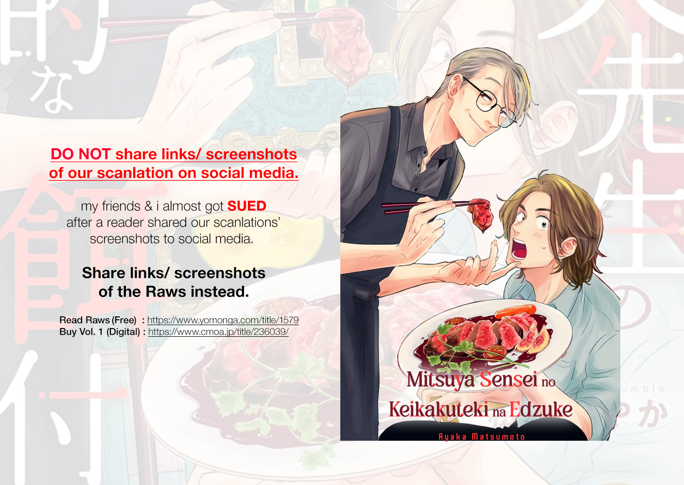 Mitsuya Sensei No Keikakuteki Na Edzuke - Vol.1 Chapter 6: Early Summer Vegetable Assortment