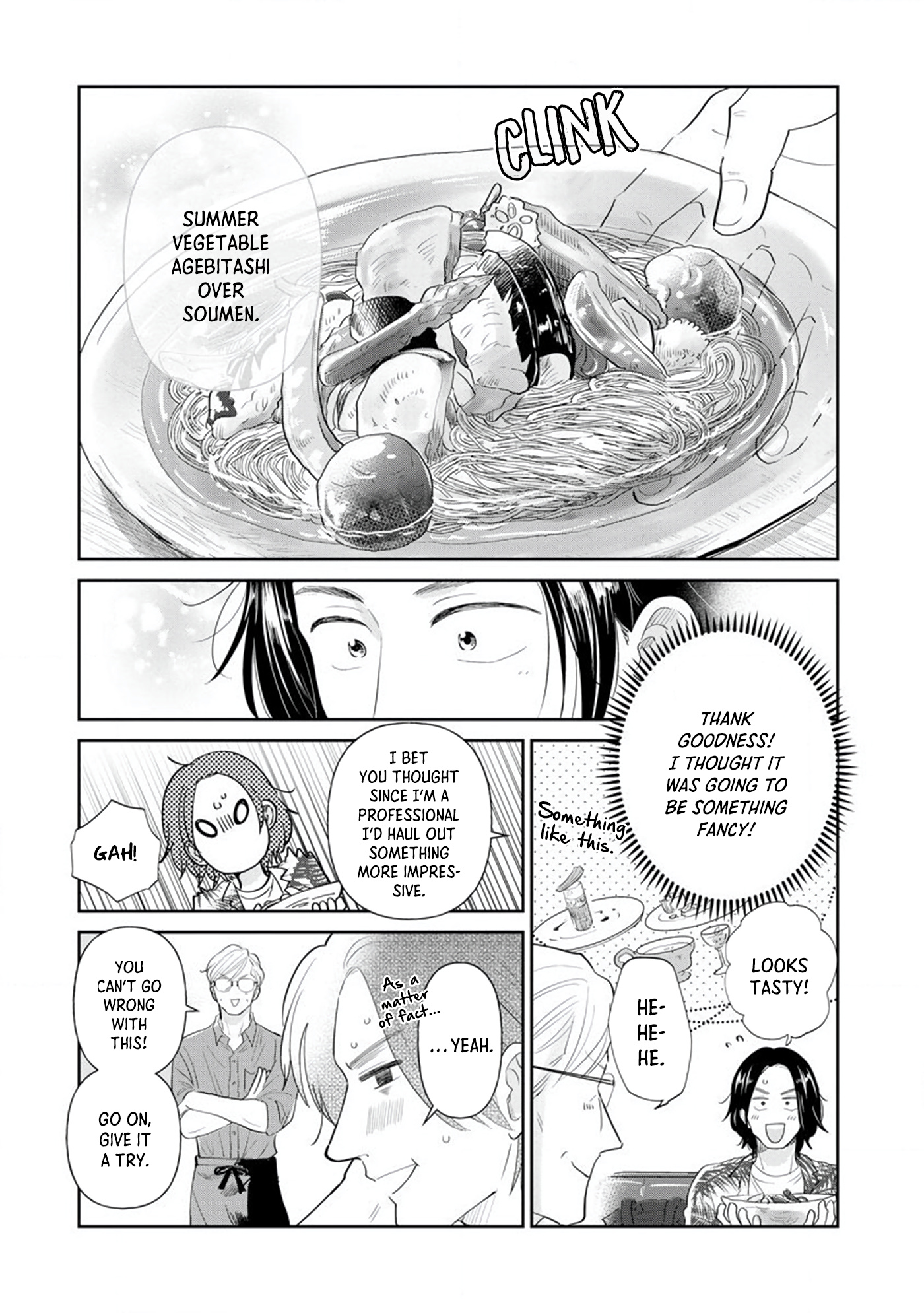 Mitsuya Sensei No Keikakuteki Na Edzuke - Vol.1 Chapter 1: Deep-Fried Summer Vegetables Over Soumen