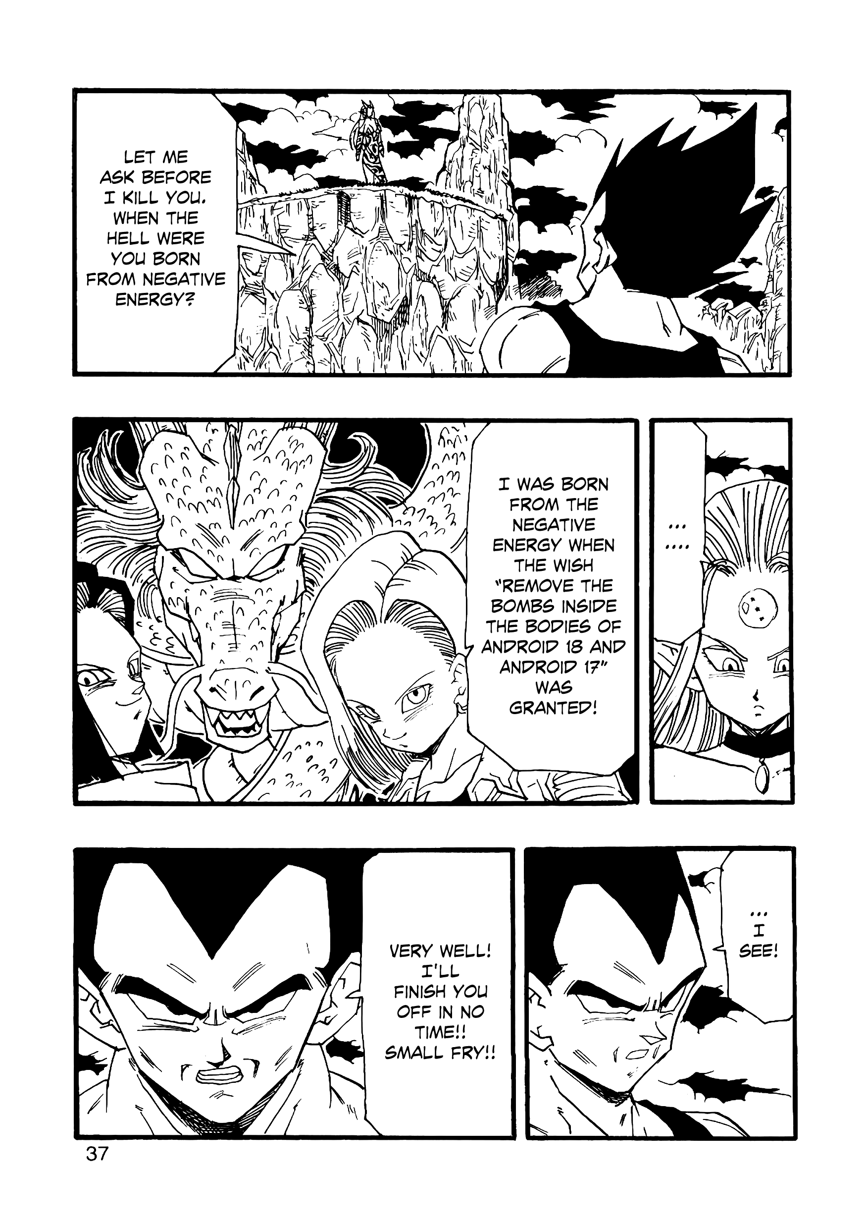 Dragon Ball Af (Young Jijii) (Doujinshi) - Chapter 10: Vegeta's Composure