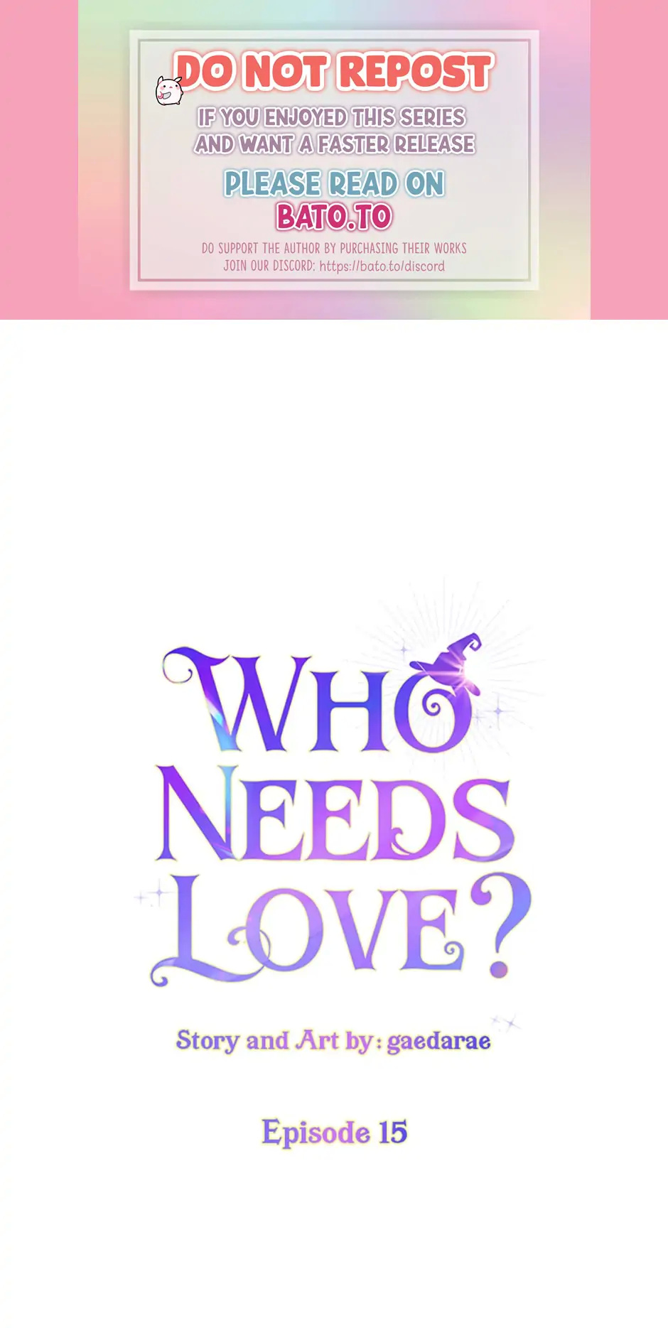 Who Needs Love? - Chapter 15