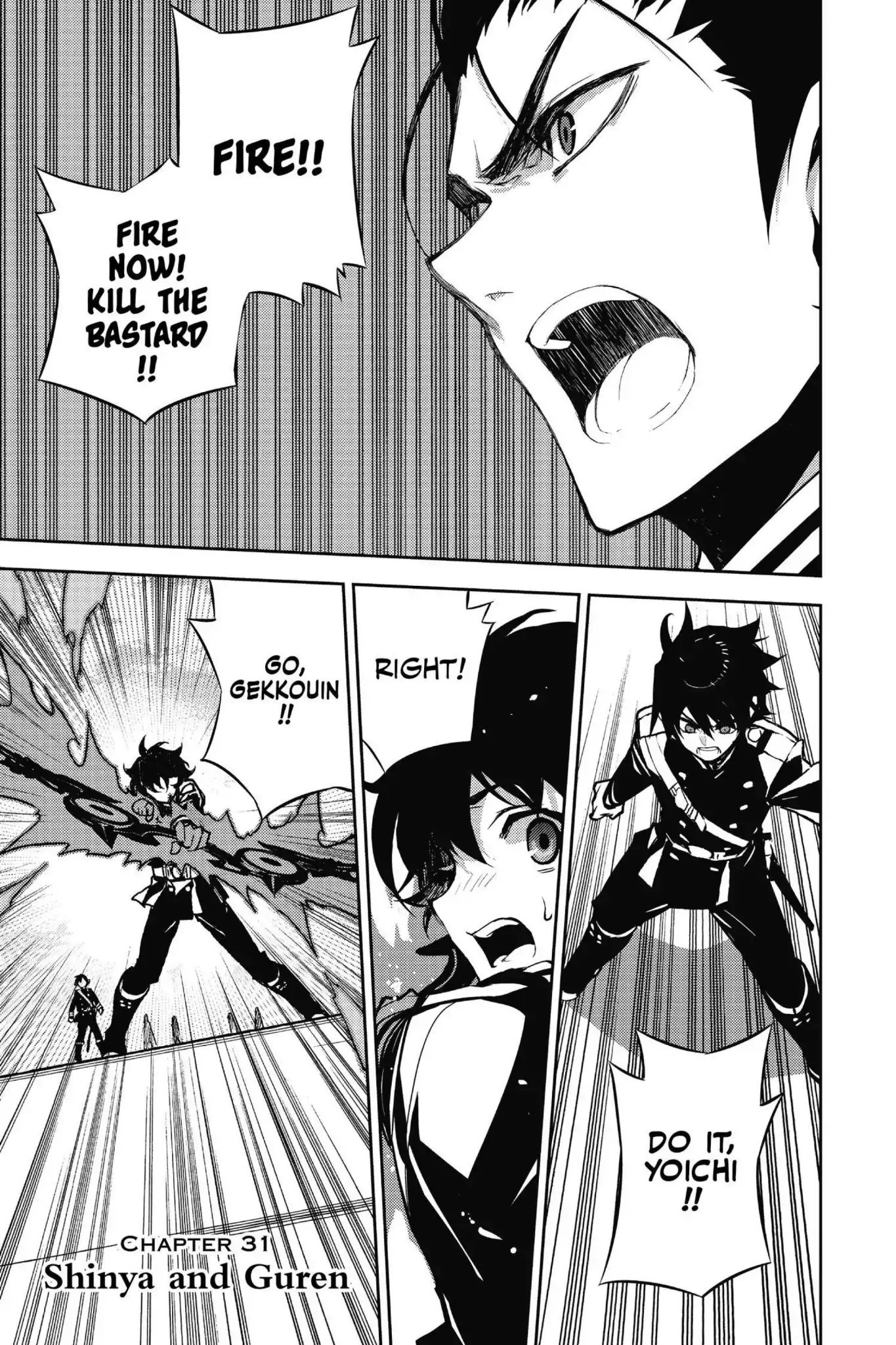 Seraph Of The End - Chapter 31: Shinya And Guren