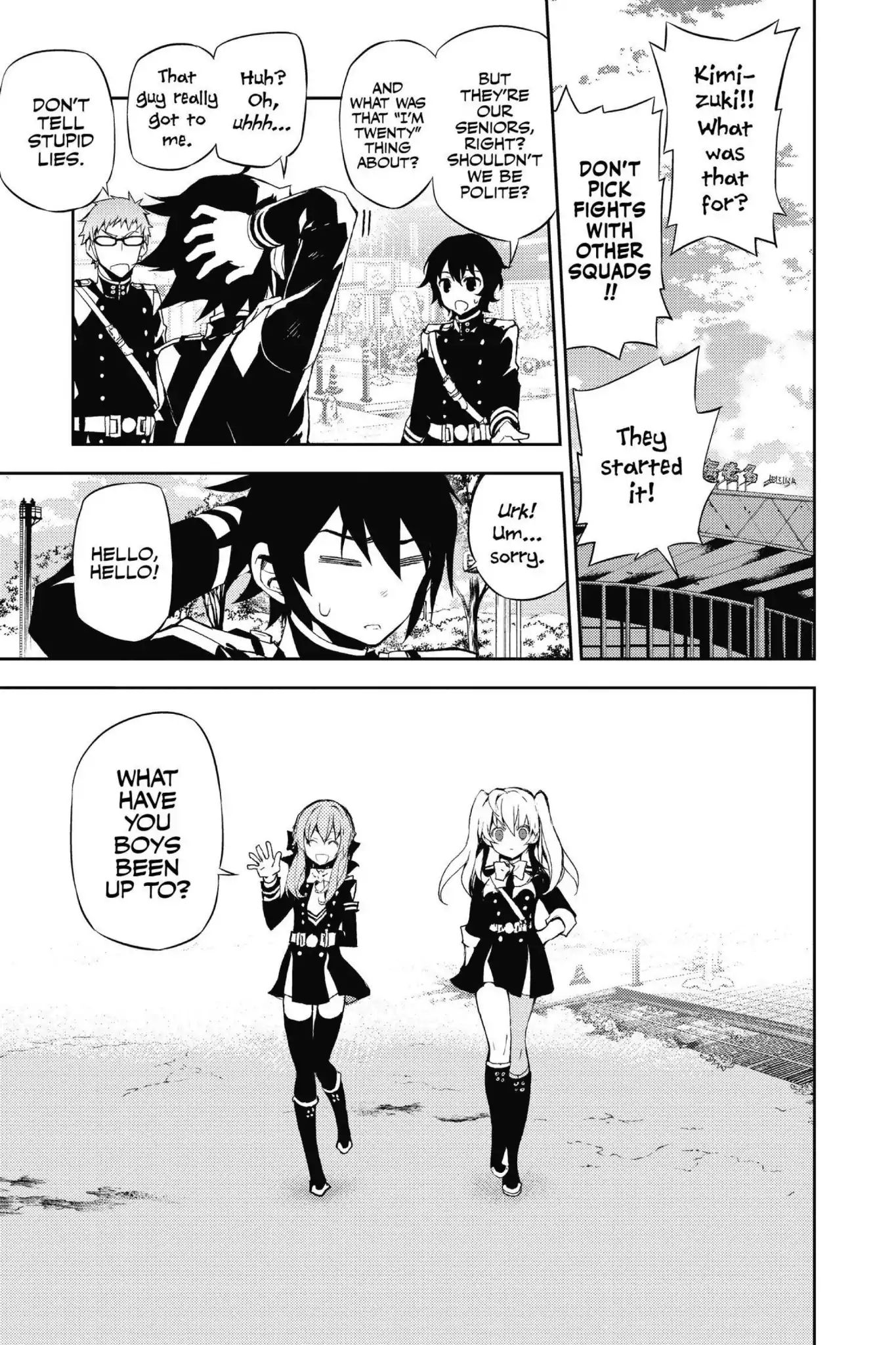 Seraph Of The End - Chapter 25: Narumi & The 20-Year-Old Yu