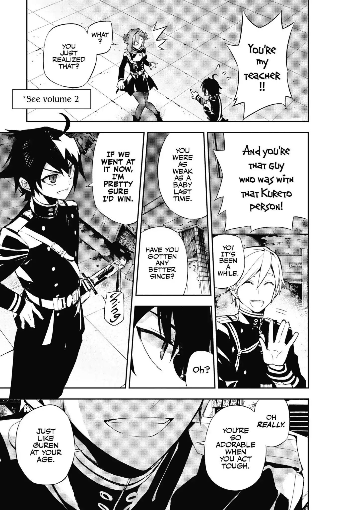 Seraph Of The End - Chapter 25: Narumi & The 20-Year-Old Yu