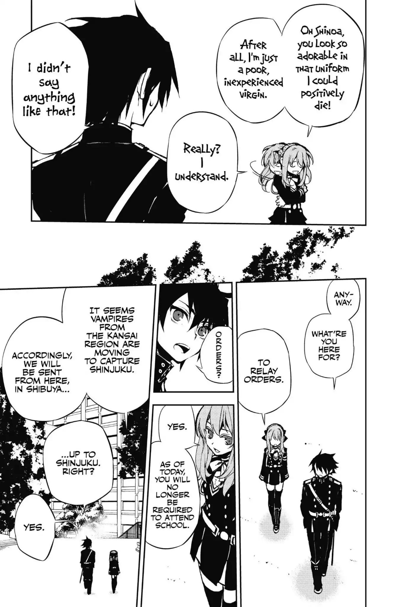 Seraph Of The End - Chapter 8: Mitsuba S Squad