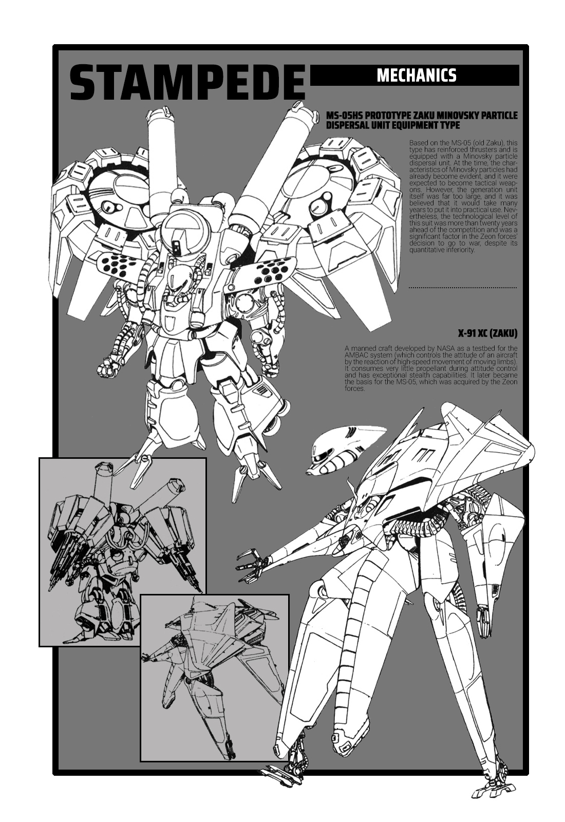 Gundam Generation - Vol.1 Chapter 1: Stampede: The Story Of Professor Minovsky