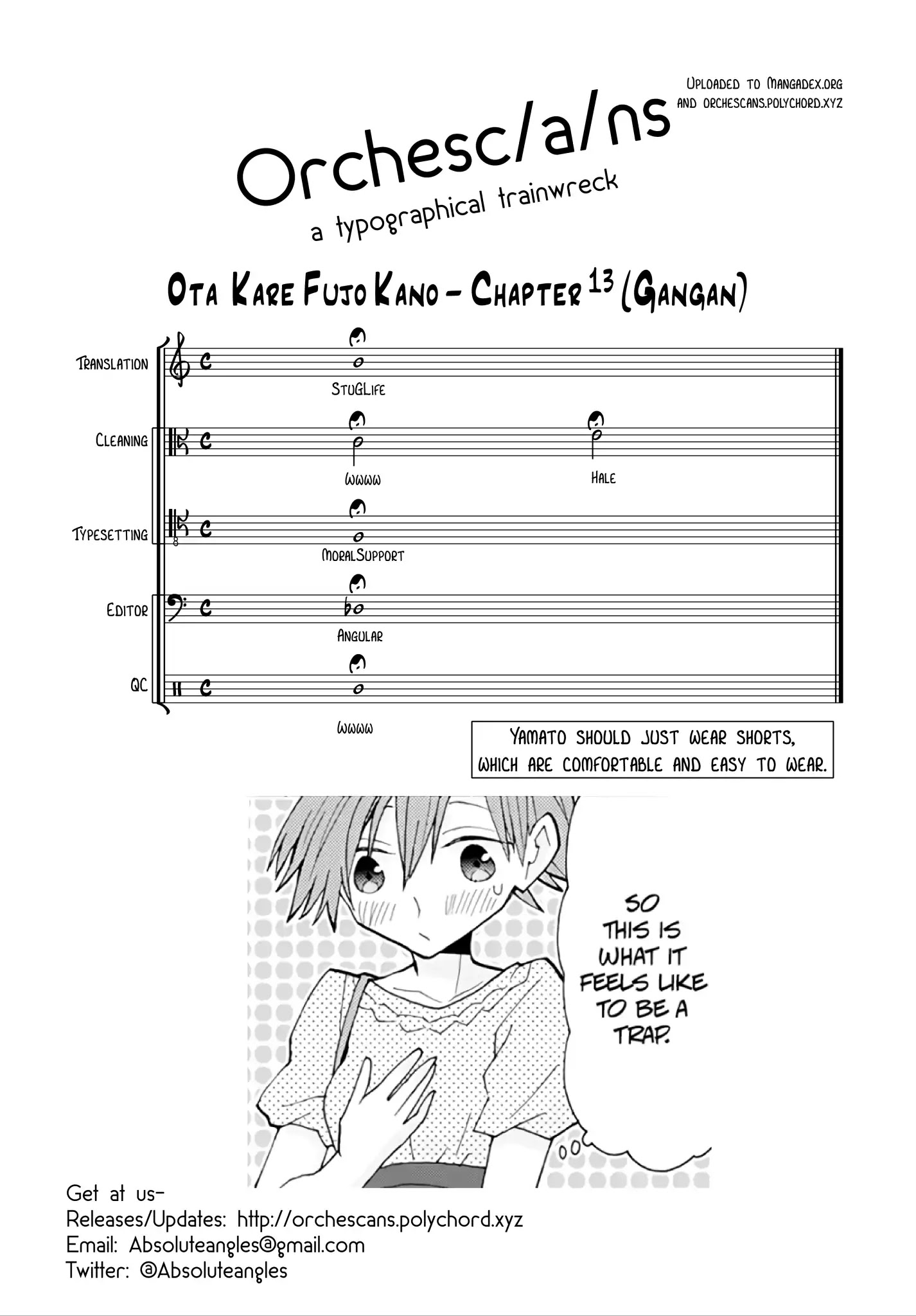 Otakare Fujo Kano - Chapter 13.1: The Big Fashion Theory