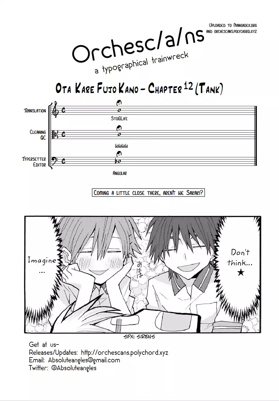 Otakare Fujo Kano - Chapter 12.5: Four Dimensional Assassination