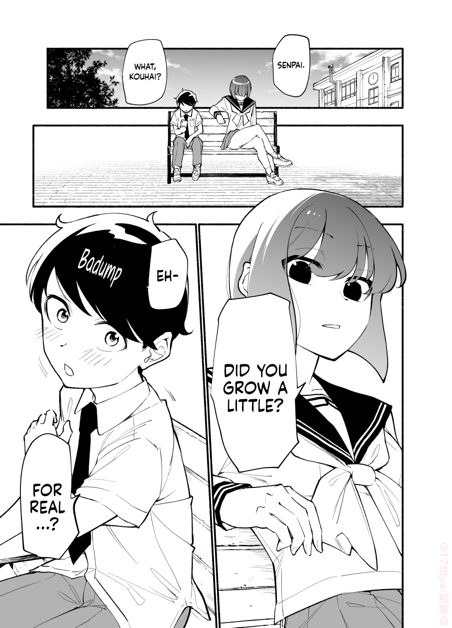 Until the Tall Kouhai (♀) and the Short Senpai (♂) Relationship Develops Into Romance - Chapter 23