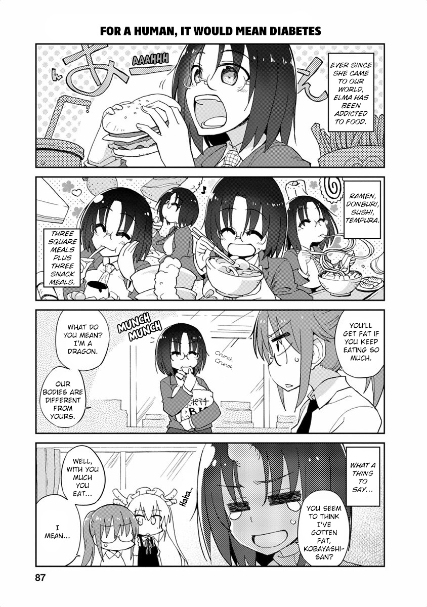 Kobayashi-San Chi No Maid Dragon Anthology - Vol.1 Chapter 10: Elma-San Gets Fat