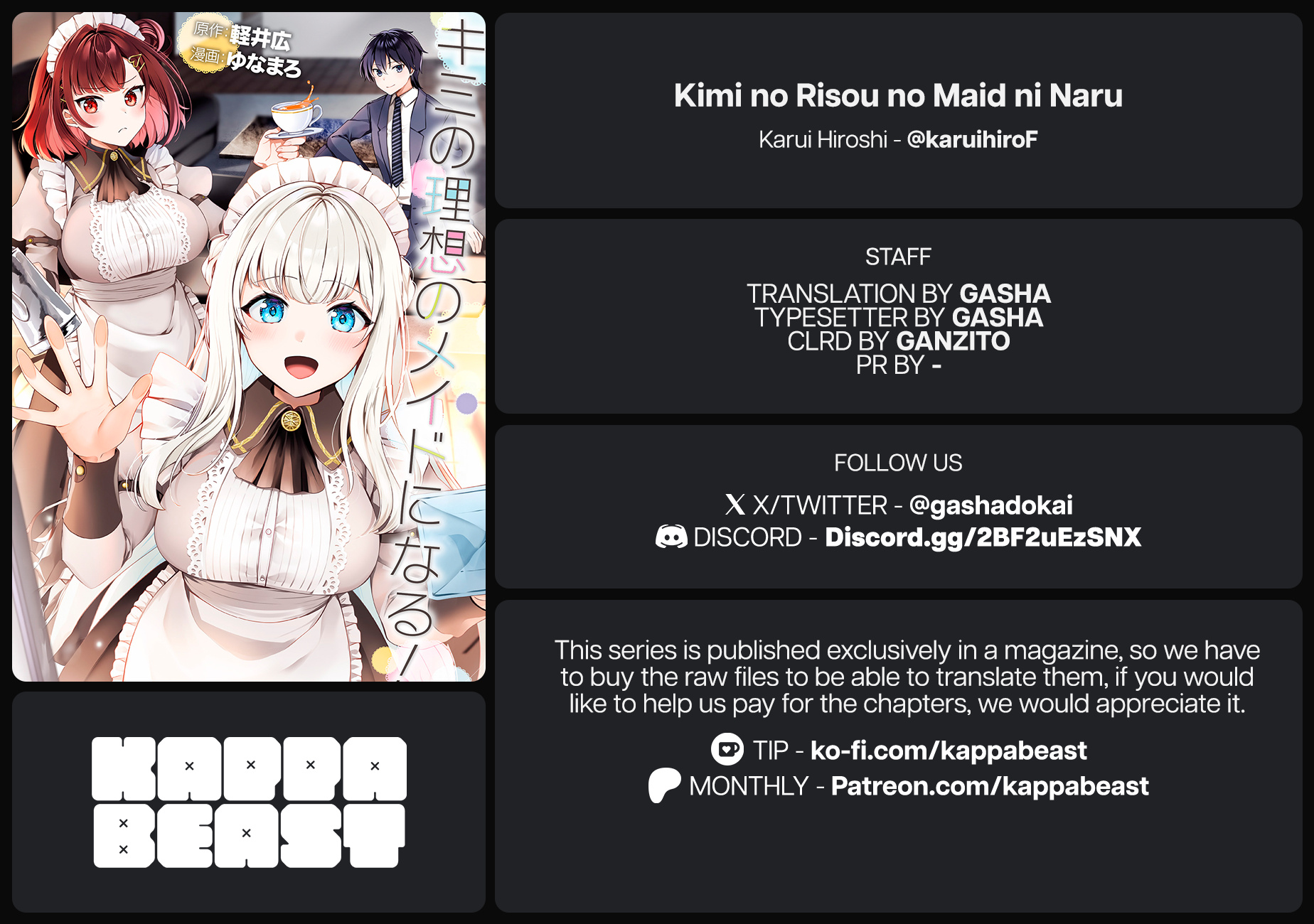 Kimi No Risou No Maid Ni Naru - Chapter 1