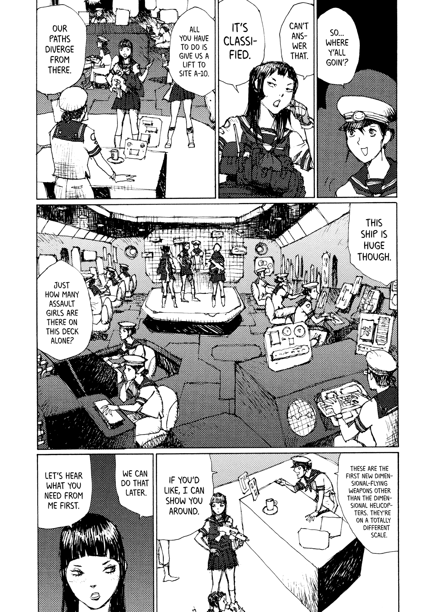 Joshi Kouhei - Chapter 28: Dimensional Floating Battleship 01